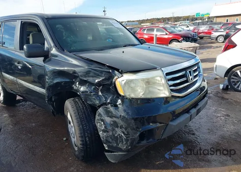 2014 Honda Pilot Lx from USA, damaged, VIN 5FNYF3H25EB010458